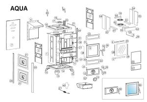 Edilkamin AQUA náhradné diely