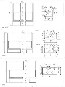 Technické údaje Edilkamin SIDE PLUS 50x50