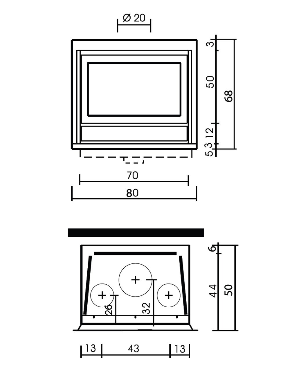 Technické údaje Edilkamin LUCE PLUS 62