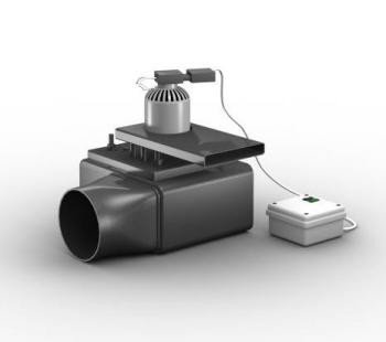 VERNER Odťahový ventilátor spalín